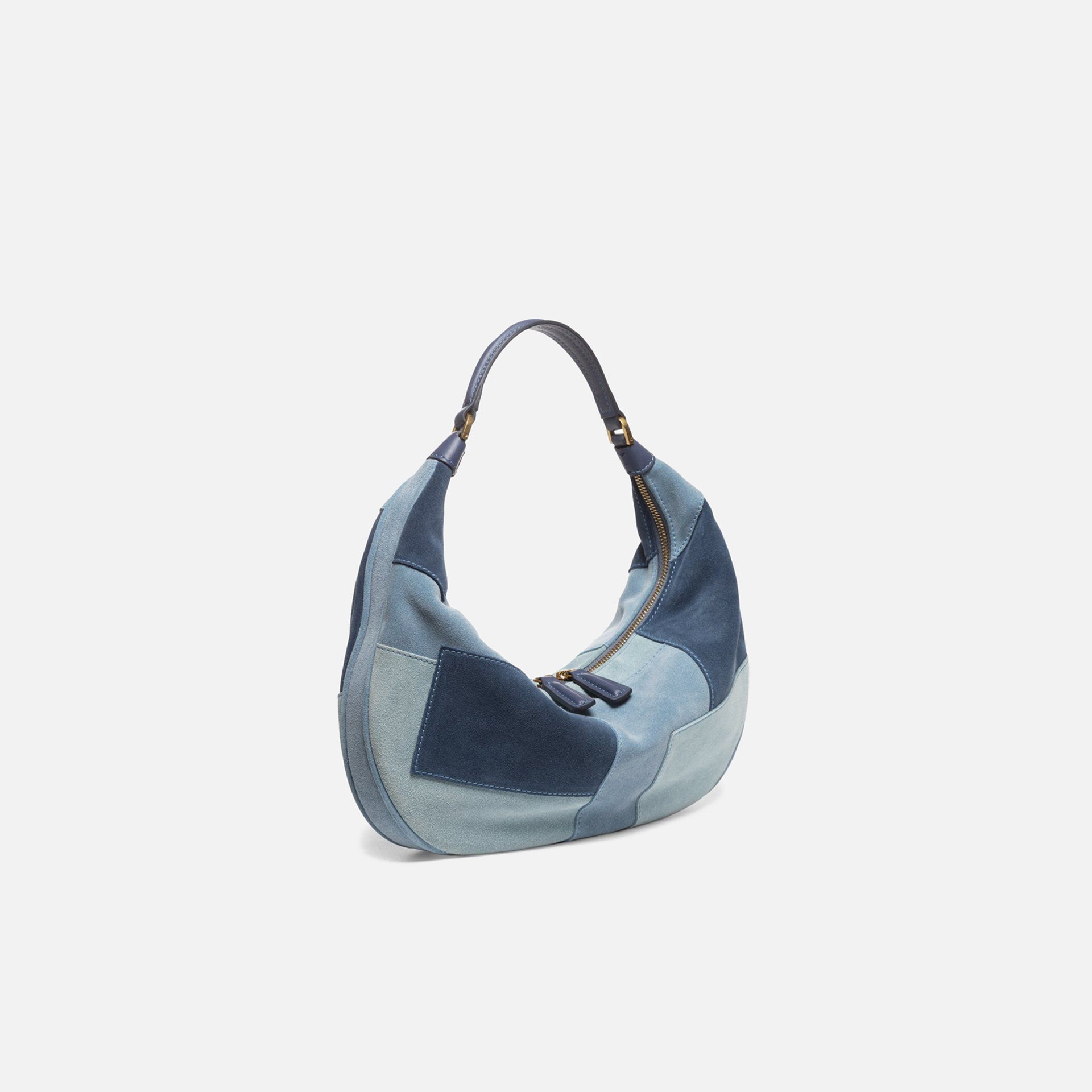 Staud Sasha Bag - Blue Patchwork