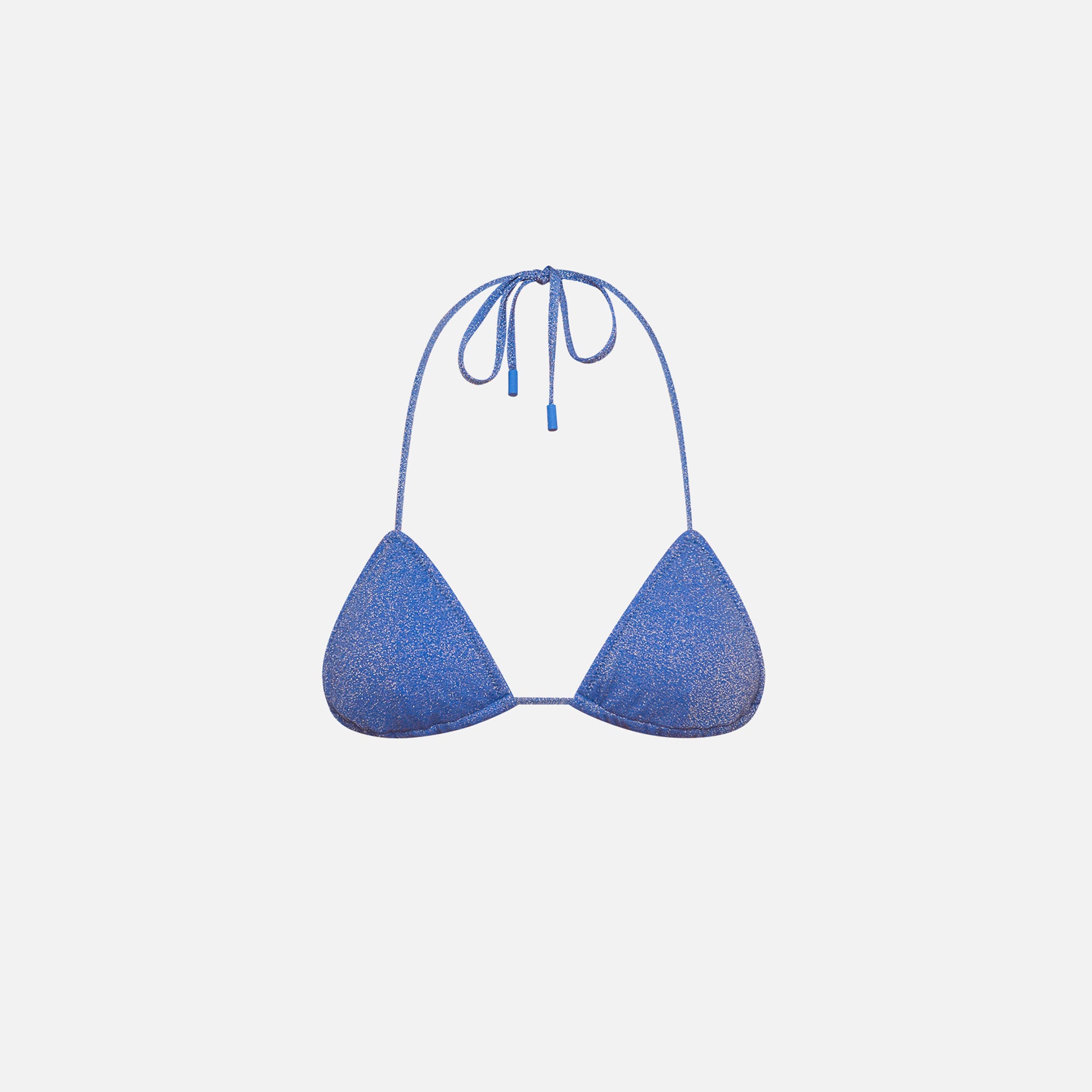triangl melrose marina sparkle bikini small one shoulder blue