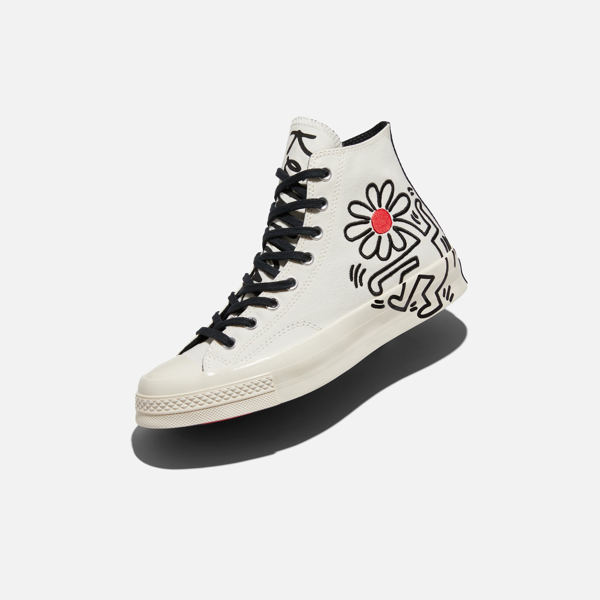Converse x Keith Haring Chuck 70 High - Egret / Black / Red