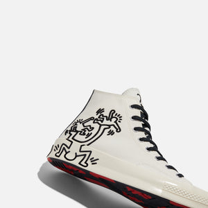 Converse x Keith Haring Chuck 70 High - Egret / Black / Red