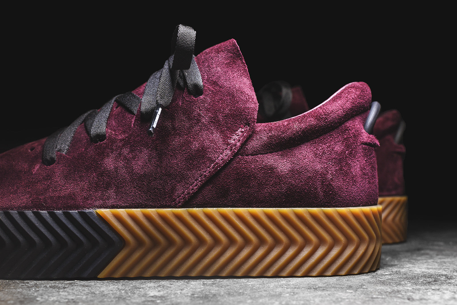 adidas Originals x Alexander Wang Skate - Maroon