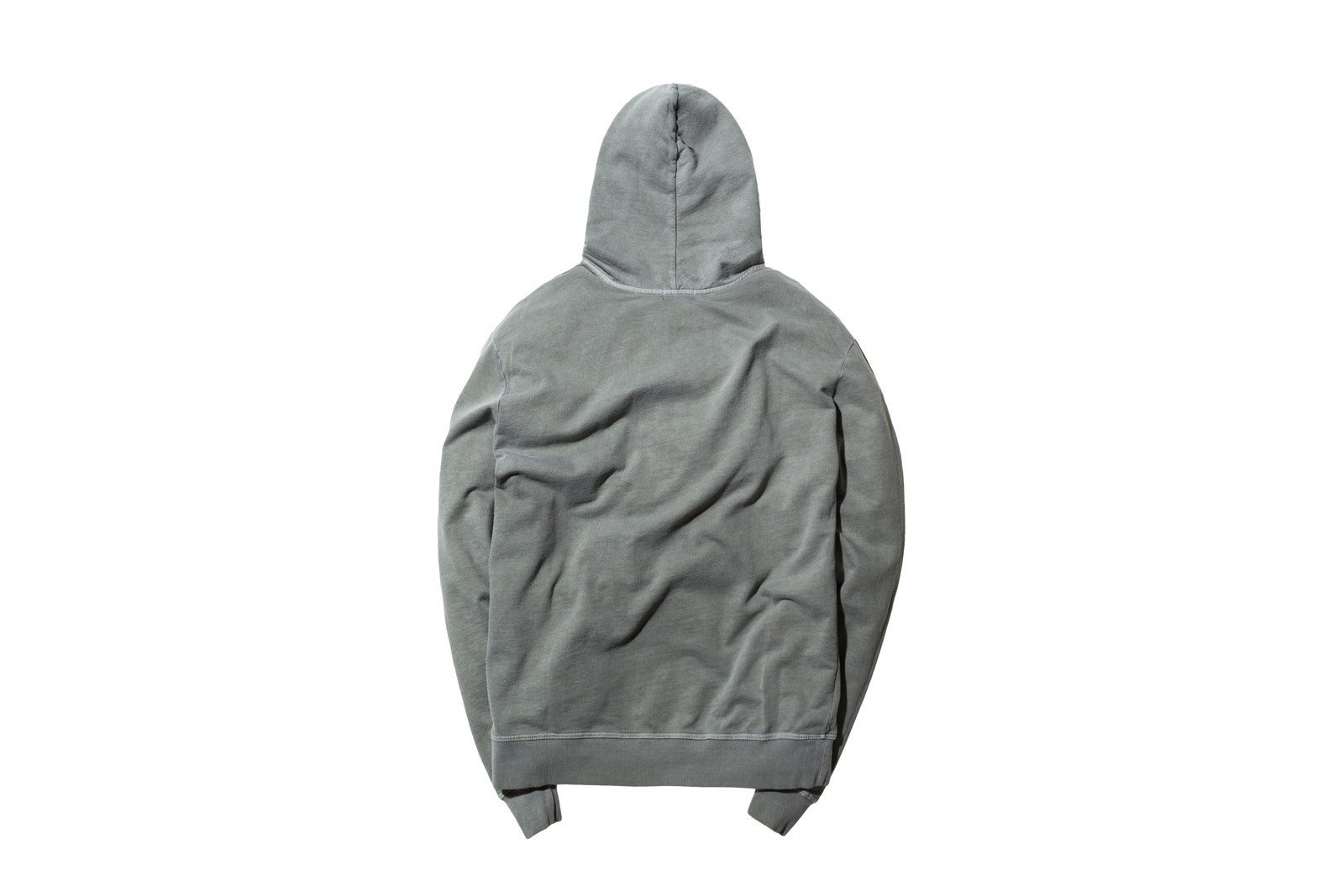 John Elliott Oversized Cropped Hoody - Washed Olive