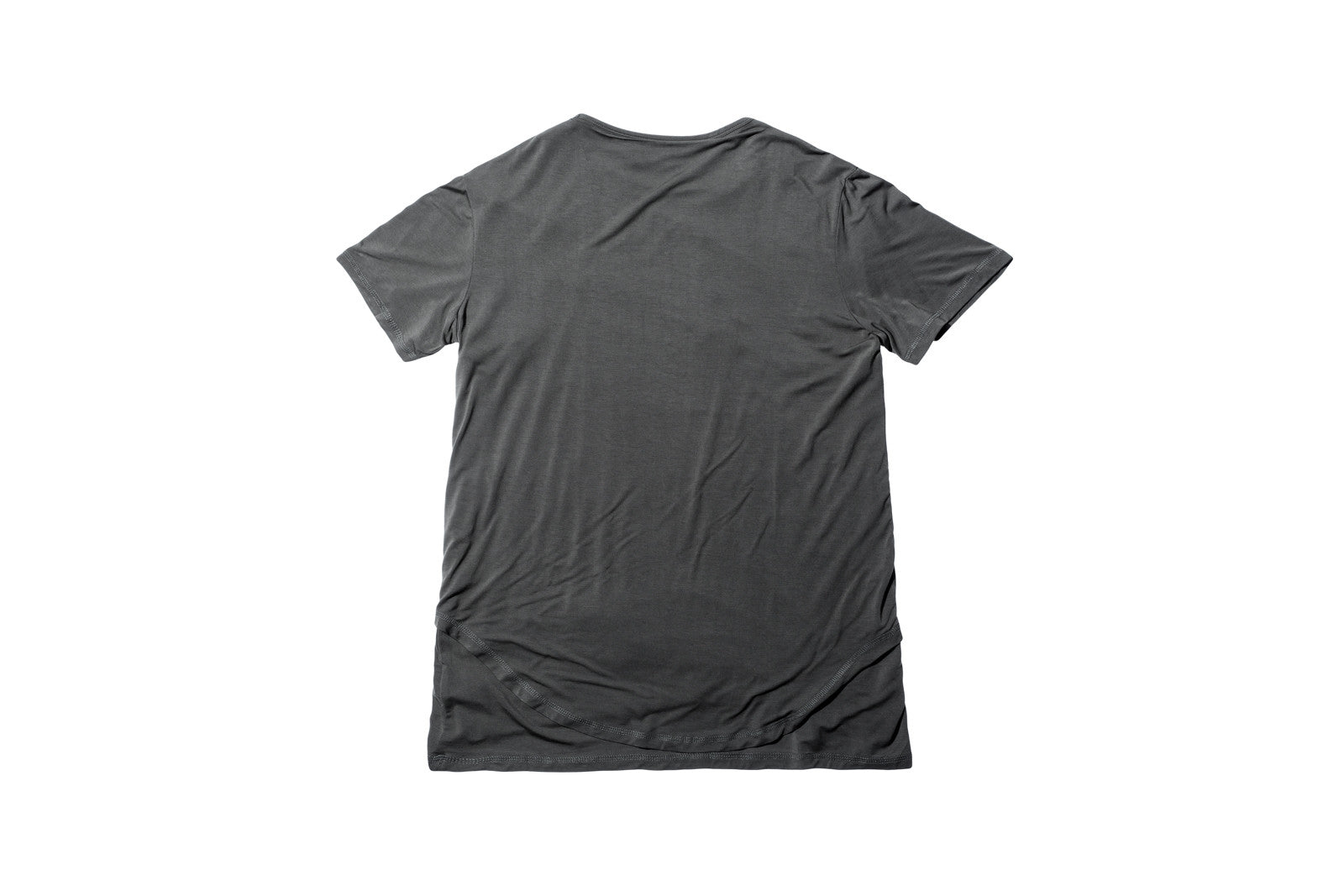 Stampd Double Layer Scallop Tee - Charcoal