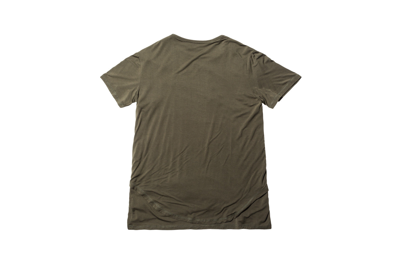 Stampd Double Layer Scallop Tee - Olive