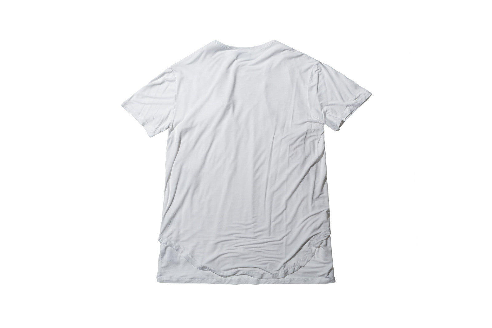 Stampd Double Layer Scallop Tee - White