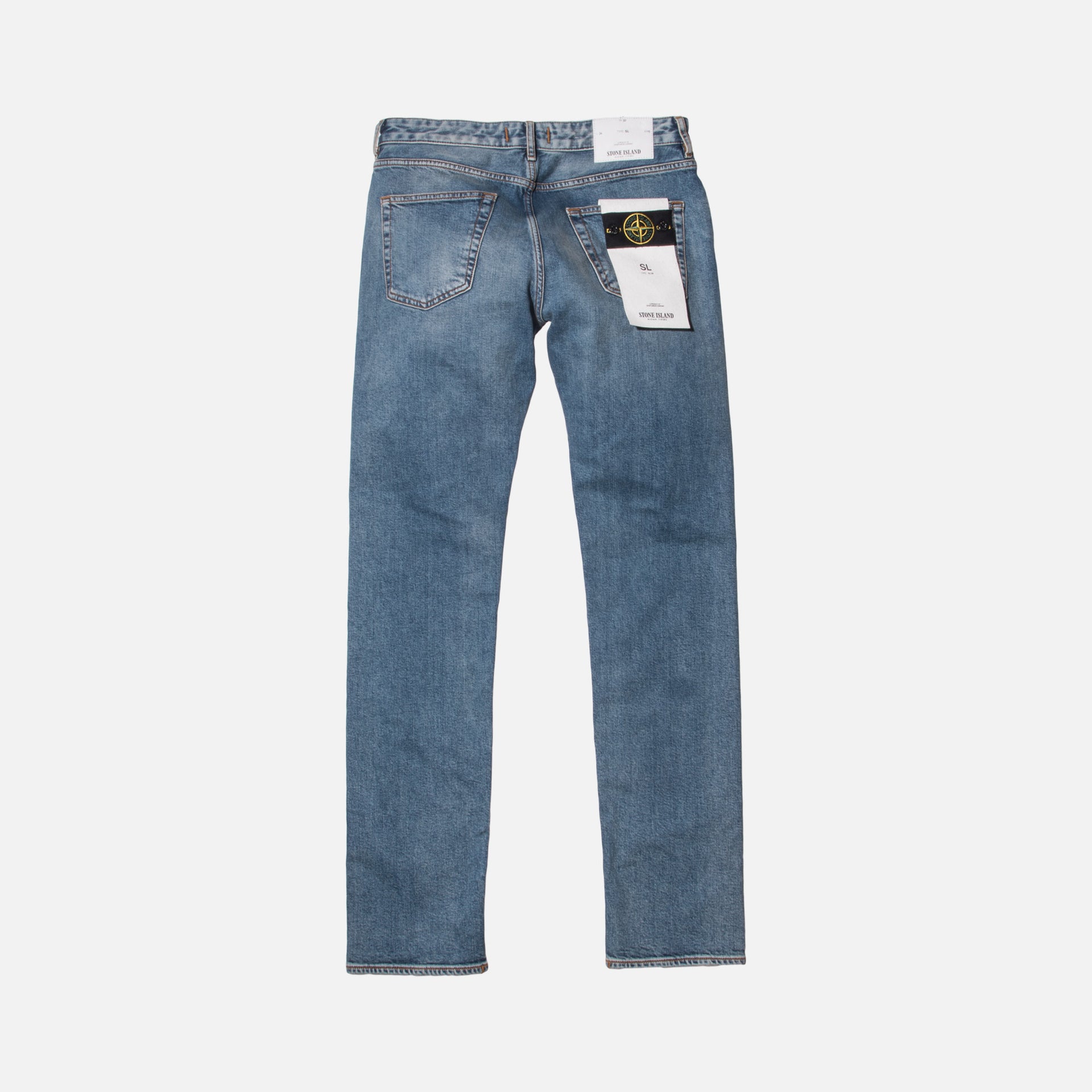 Stone Island 5 Pocket Pant - Medium Blue