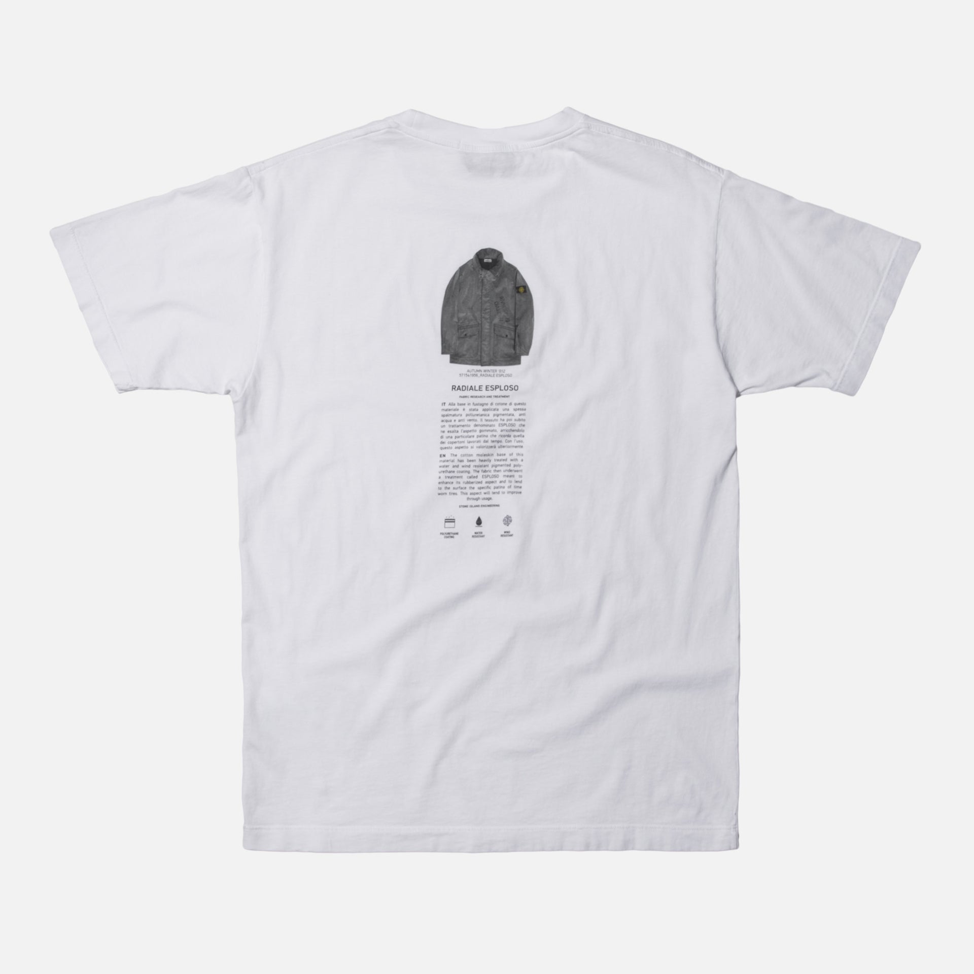 Stone Island Archivio Project Radiale Esploso Tee - White