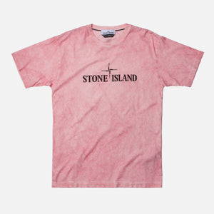 Stone Island Tie Dye Tee - Coral