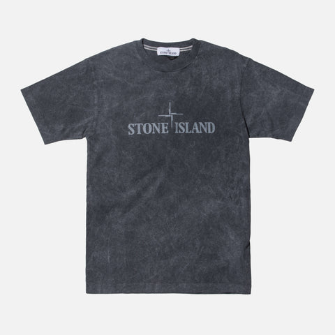Stone Island Tie Dye Tee - Charcoal