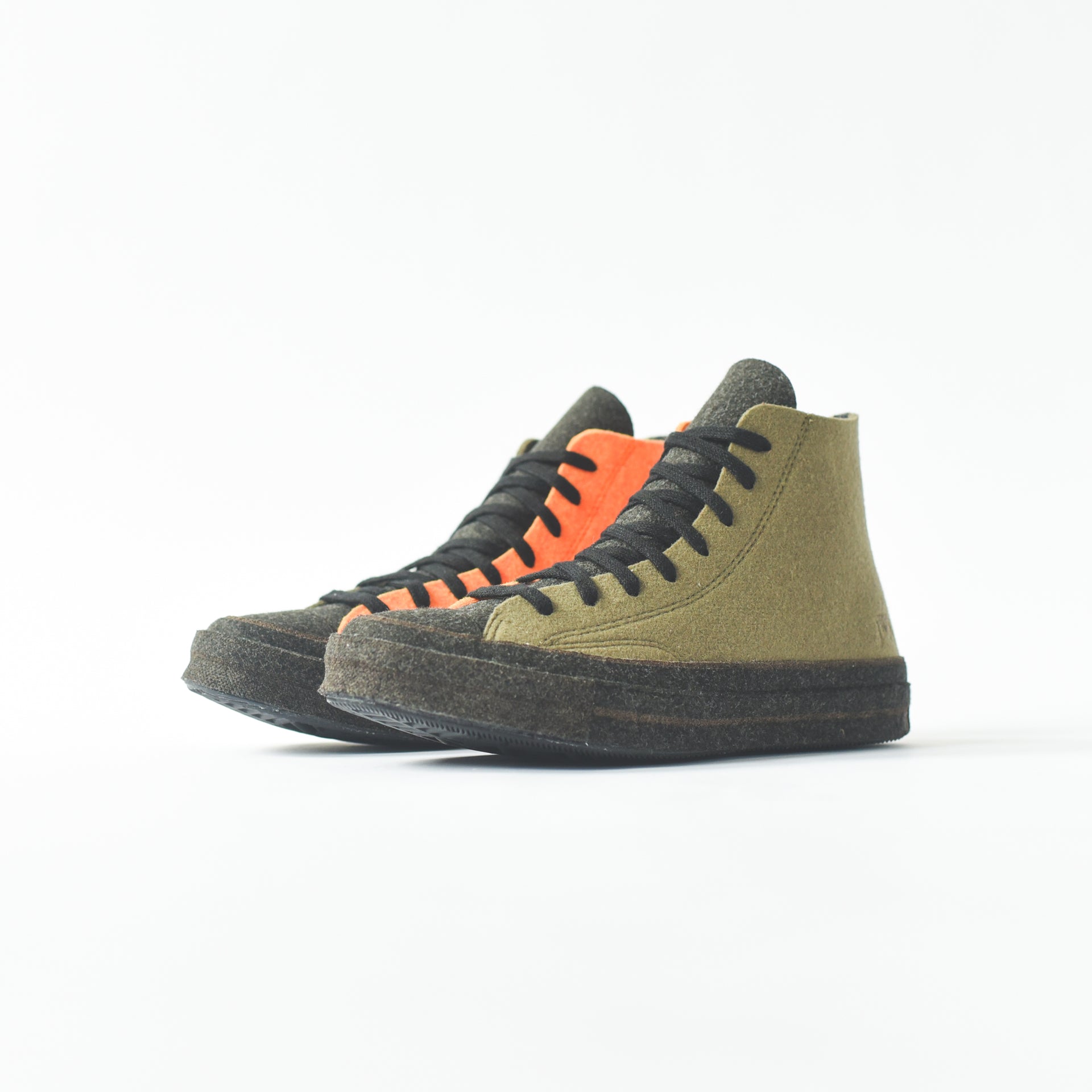 Converse x J.W Anderson Chuck 70 High - Stone Gray / Flame Orange