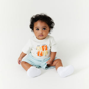 Kith Kids Baby Typography Tee - Sandrift