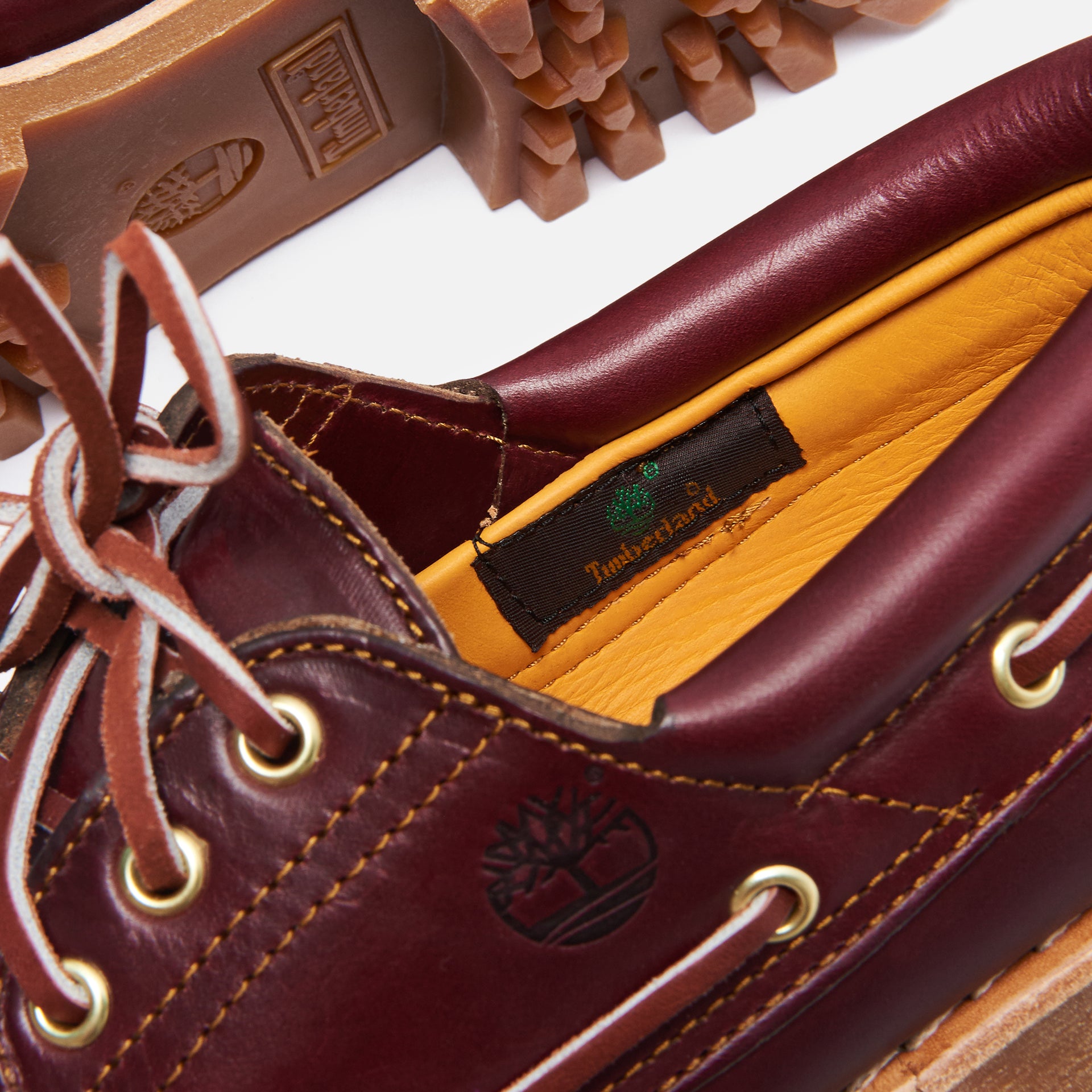 Timberland Full-Grain Boat Shoe - Burgundy