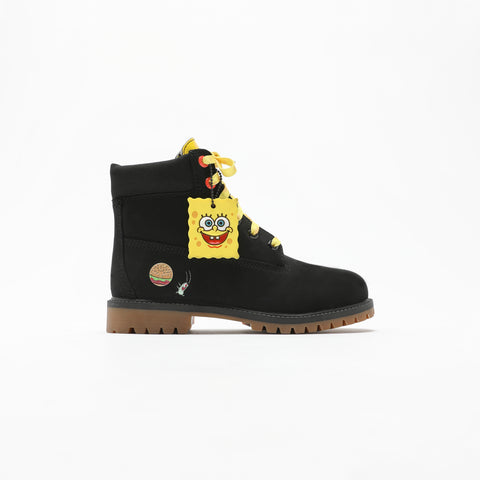 Timberland x Spongebob GS 6-Inch Premium Boot - Black