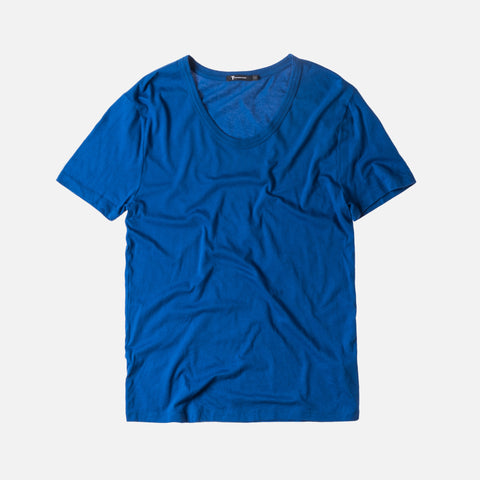 T by Alexander Classic Low Neck Tee - True Blue