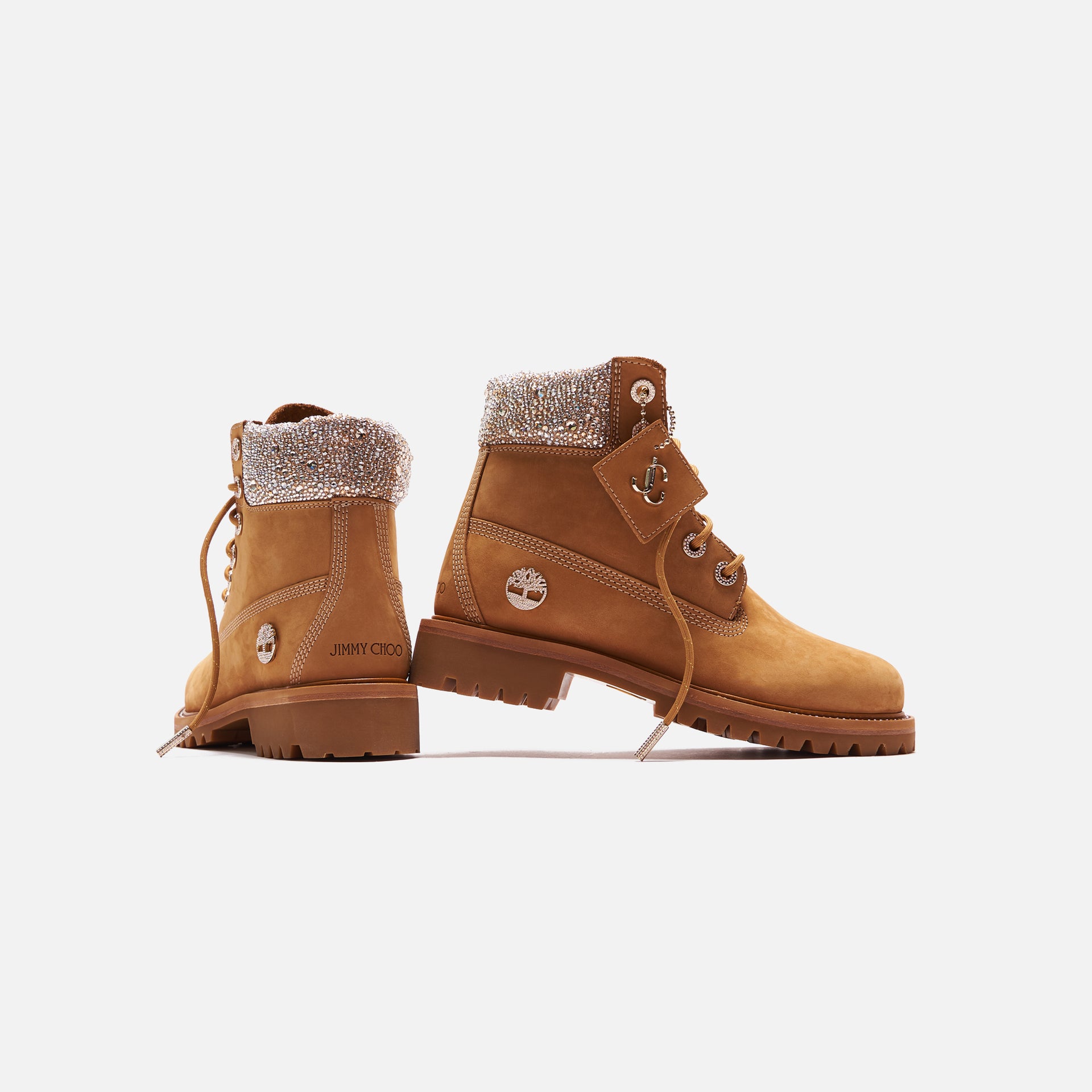 Timberland x Jimmy Choo WMNS Nubuck Boot - Crystal / Wheat