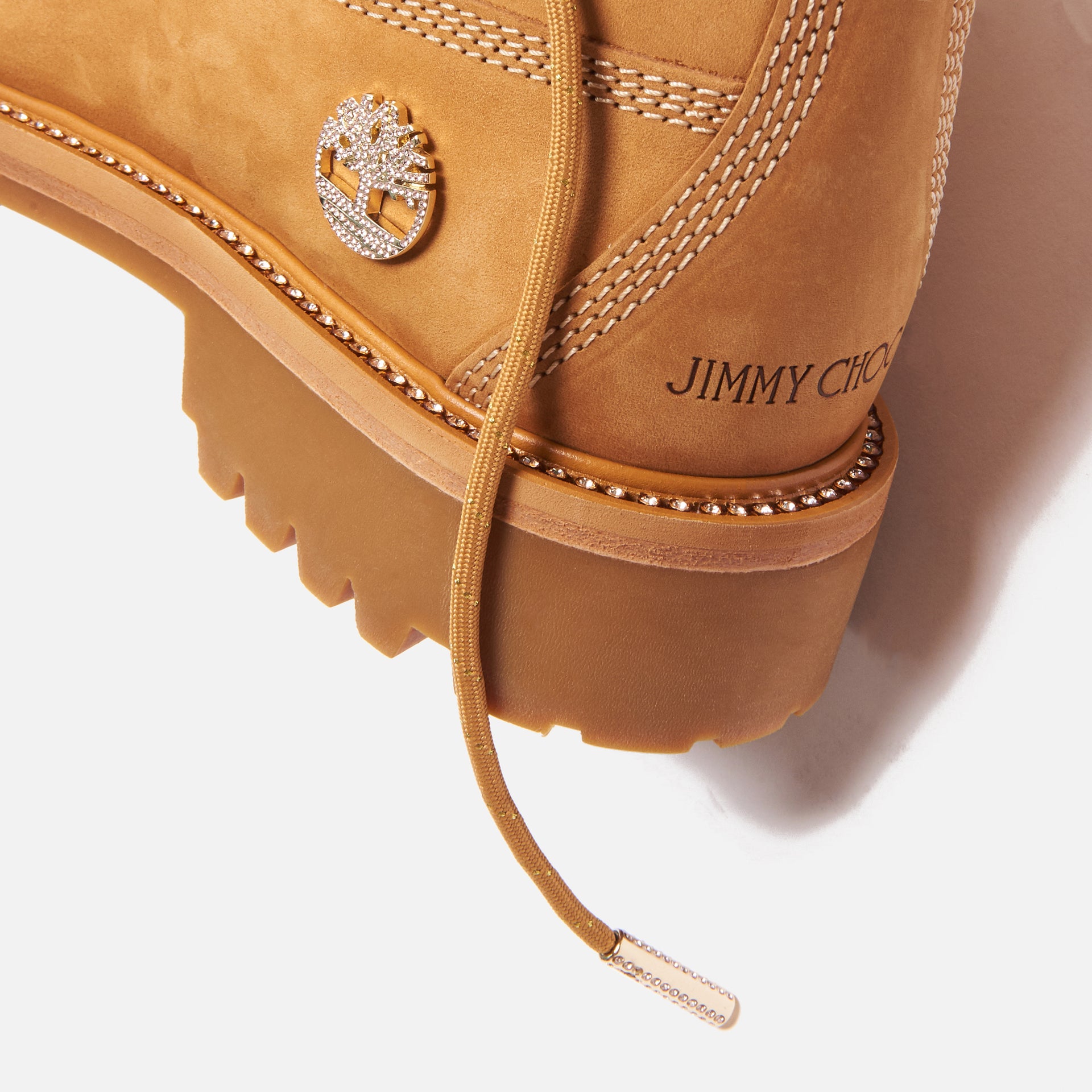 Timberland x Jimmy Choo WMNS Nubuck Boot - Crystal / Wheat