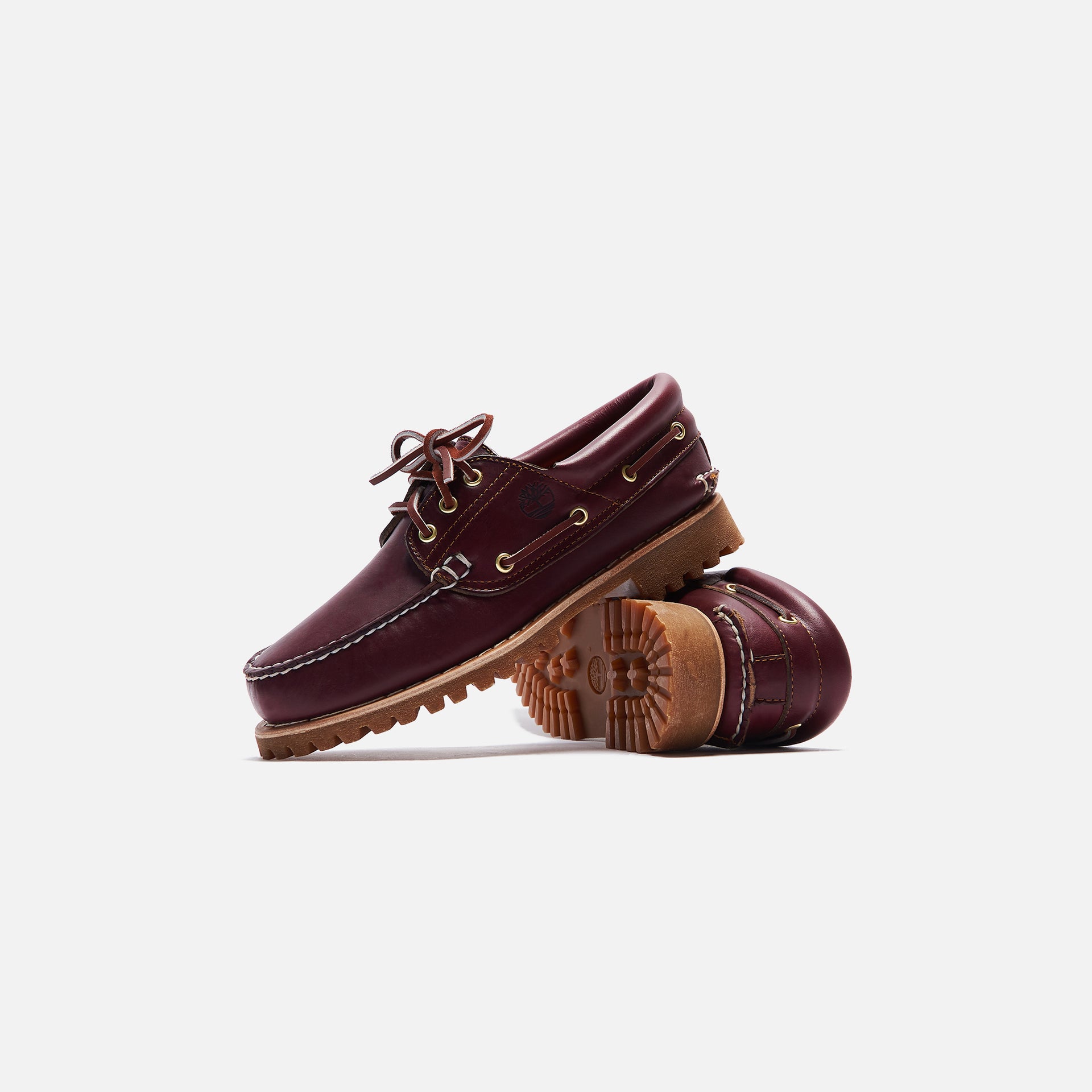 Timberland Full-Grain Boat Shoe - Burgundy