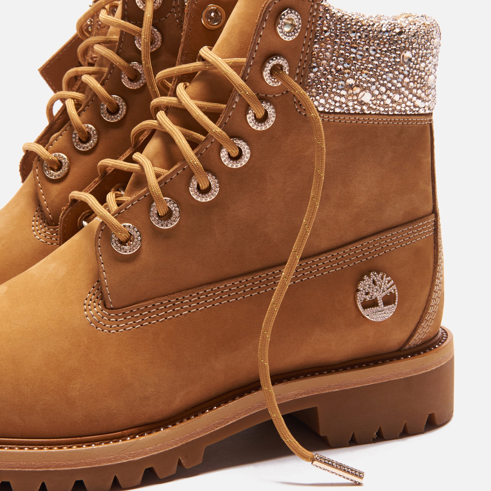 Timberland x Jimmy Choo Nubuck Boot - Crystal / Wheat