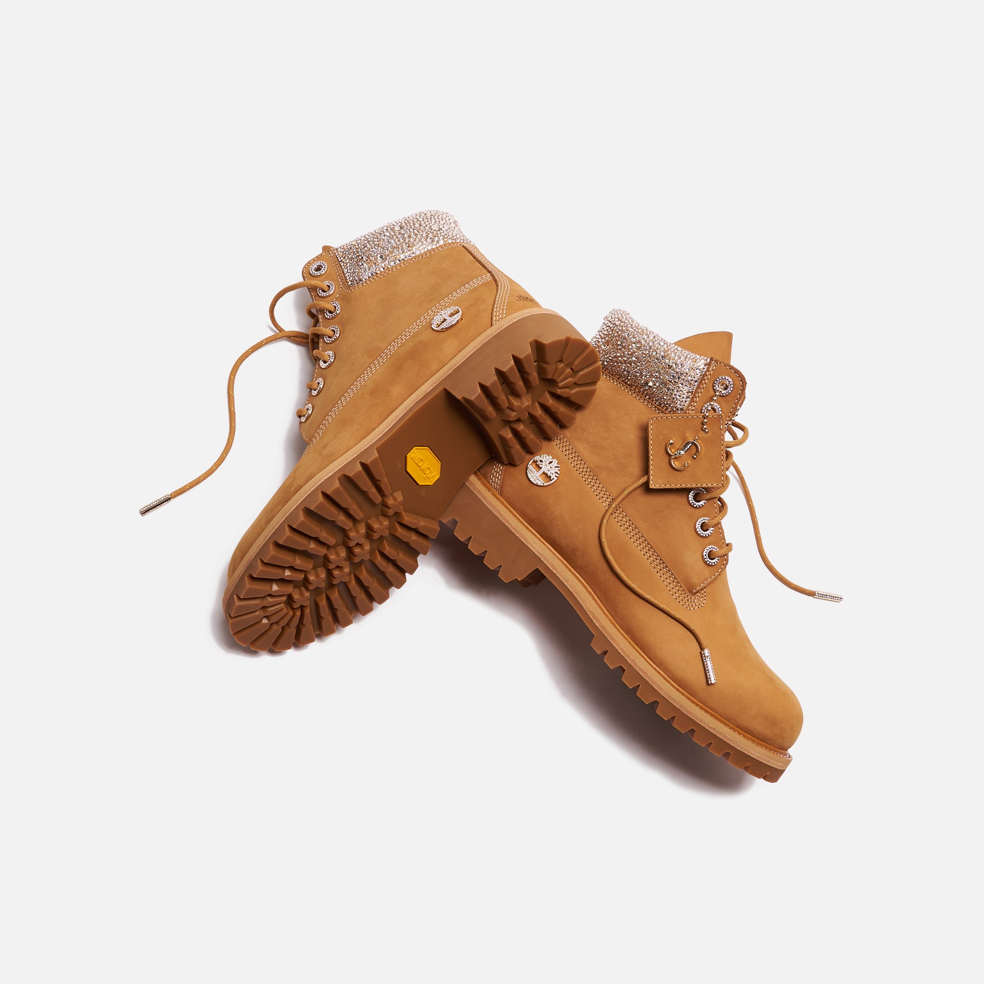 Timberland x Jimmy Choo Nubuck Boot - Crystal / Wheat