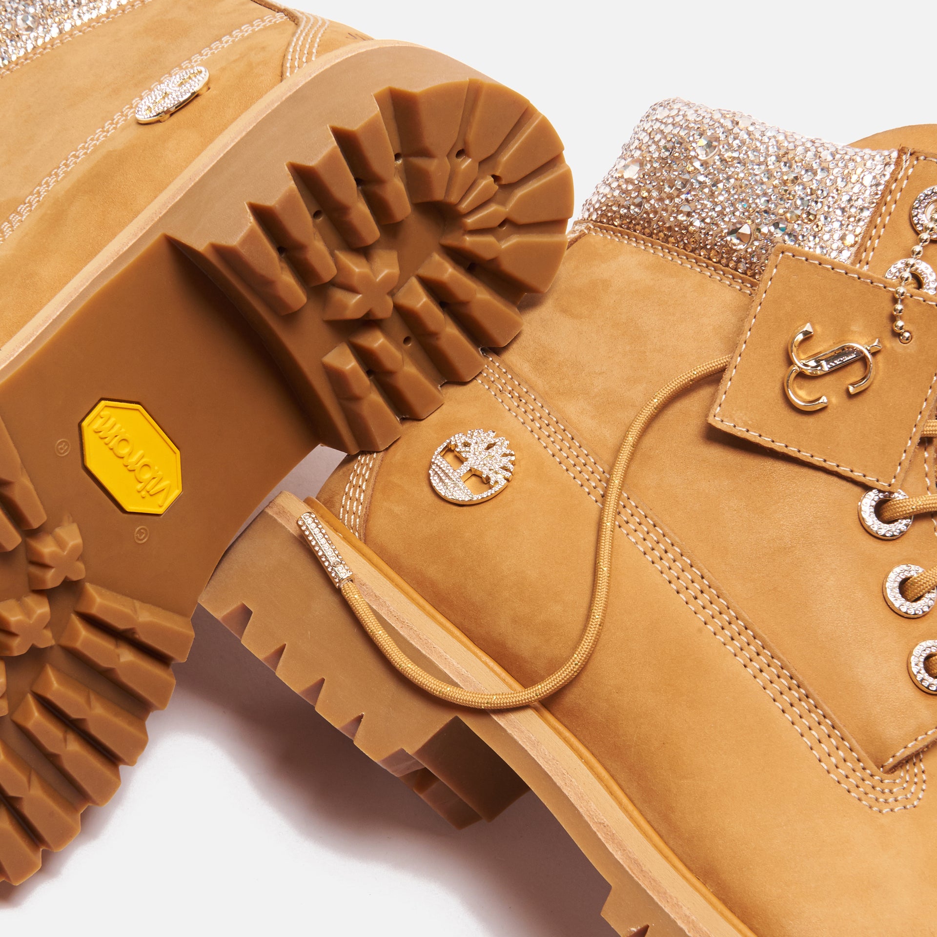 Timberland x Jimmy Choo Nubuck Boot - Crystal / Wheat