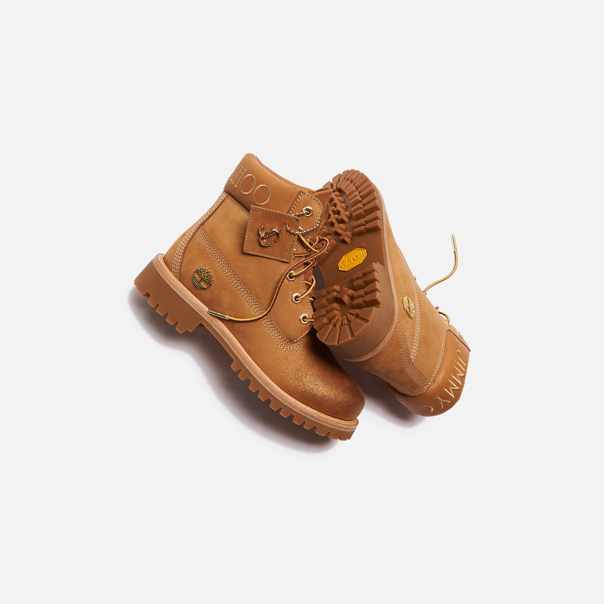 Timberland x Jimmy Choo WMNS Nubuck Boot - Glitter Spray / Wheat / Gold