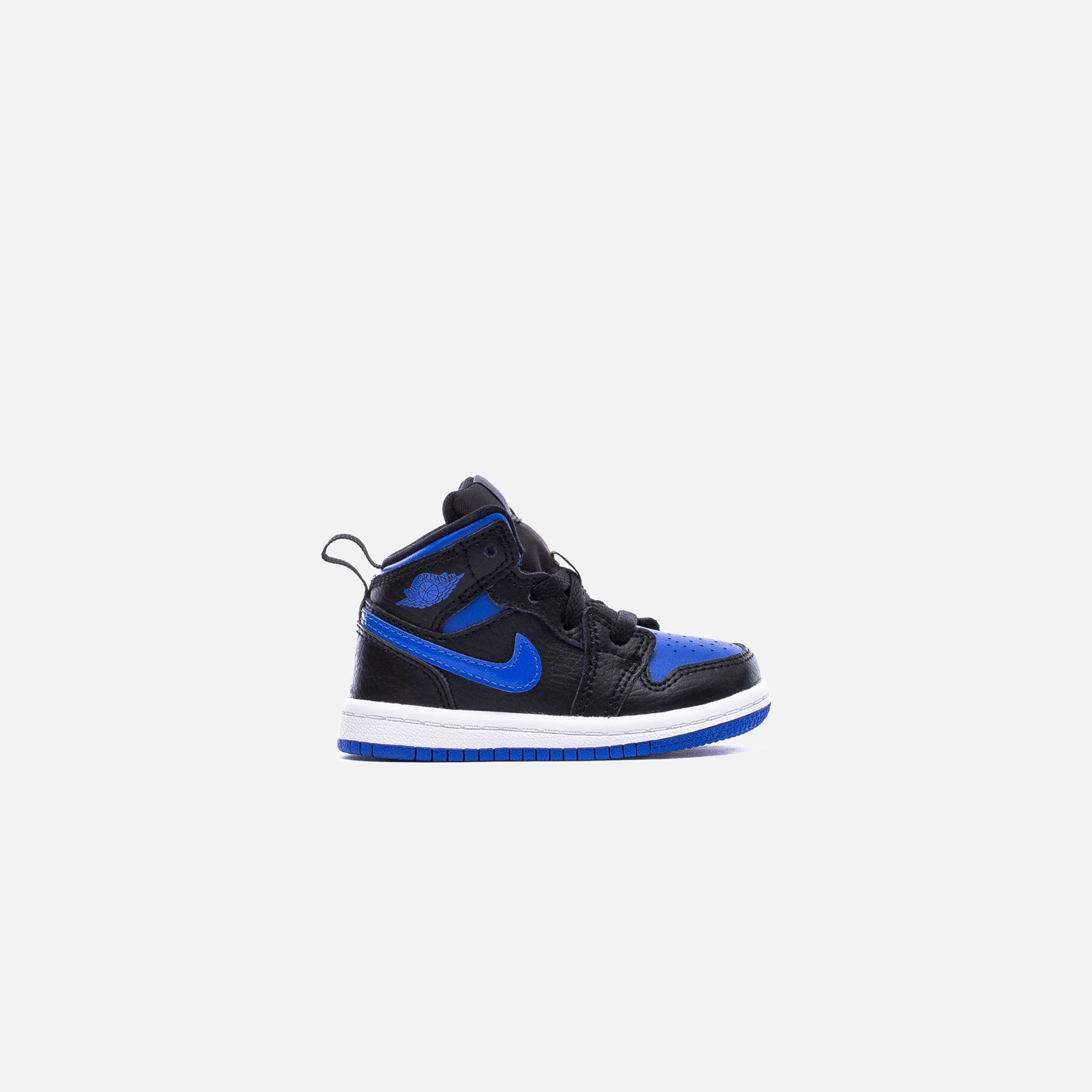 Nike Air Jordan Toddler 1 Mid - Black / Hyper Royal / White – Kith