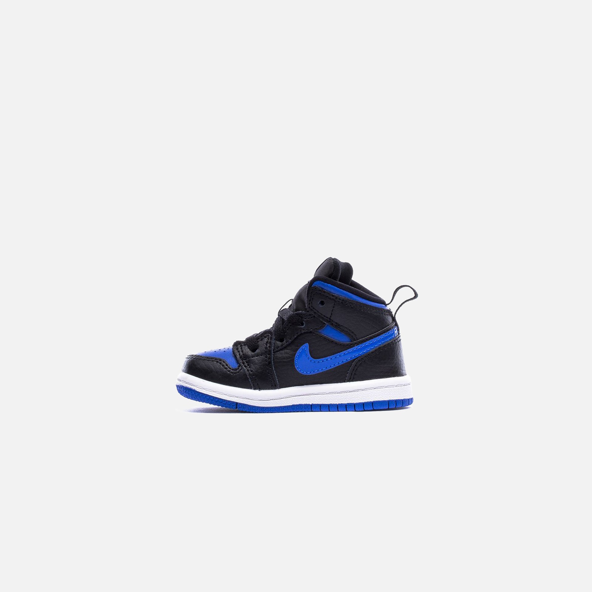 Nike Air Jordan Toddler 1 Mid - Black / Hyper Royal / White