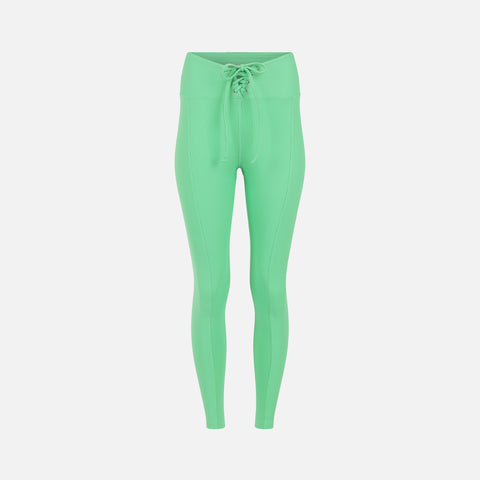 Year of Ours Ribbed Football Legging - Green Watermelon