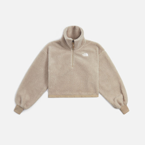 The North Face WMNS Platte Sherpa 1/4 Zip - Flax