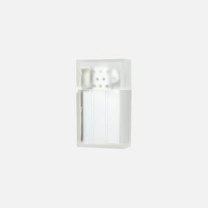 Tsubota Pearl Hard Edge Clear Lighter - Frosty White