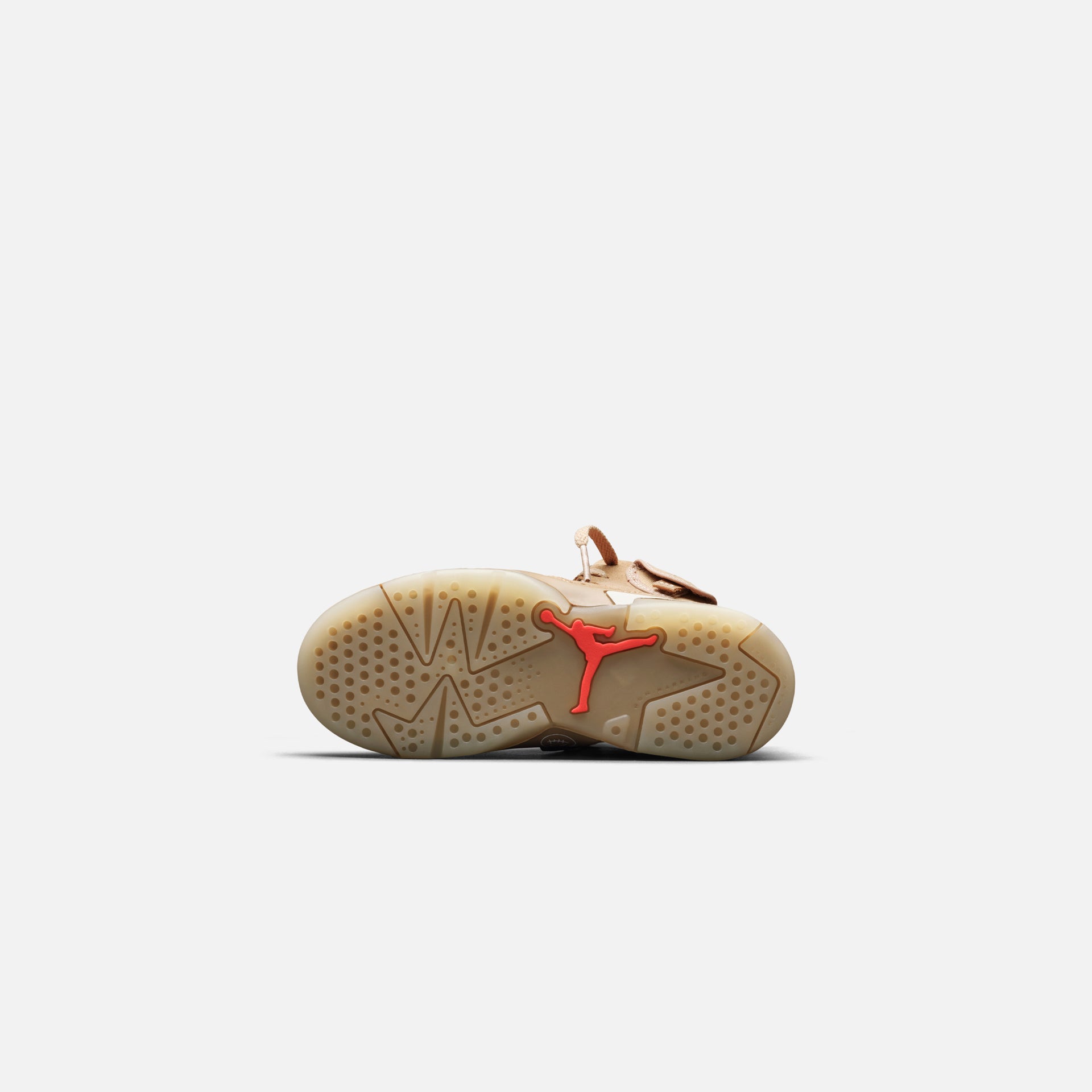 Nike x Travis Scott Pre-School Air Jordan 6 Retro SP - British Khaki / Sail / Bright Crimson