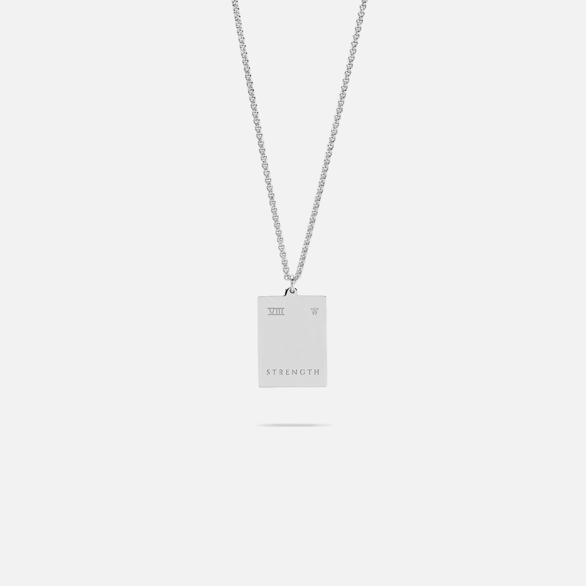 Tom Wood Tarot Strength Pendant - Silver