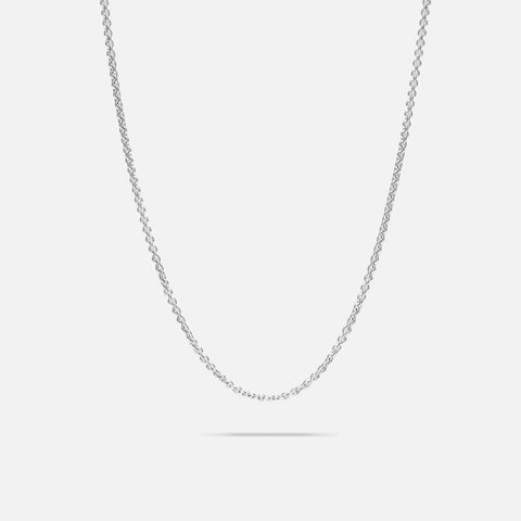 Tom Wood Rolo Chain 24.5 inches - Silver