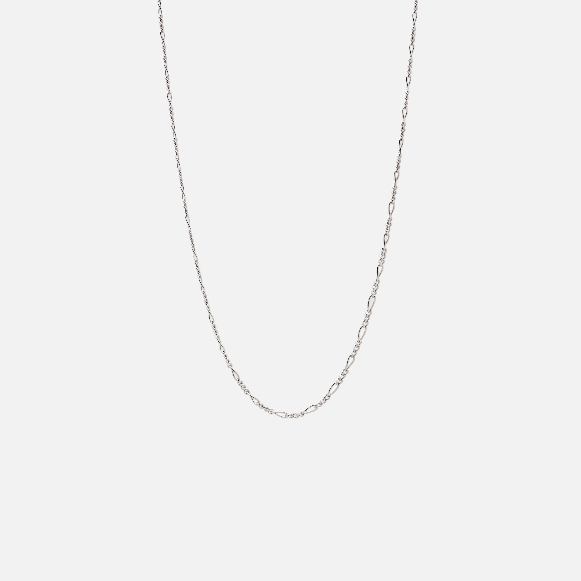 Tom Wood Figaro Chain Necklace - Silver