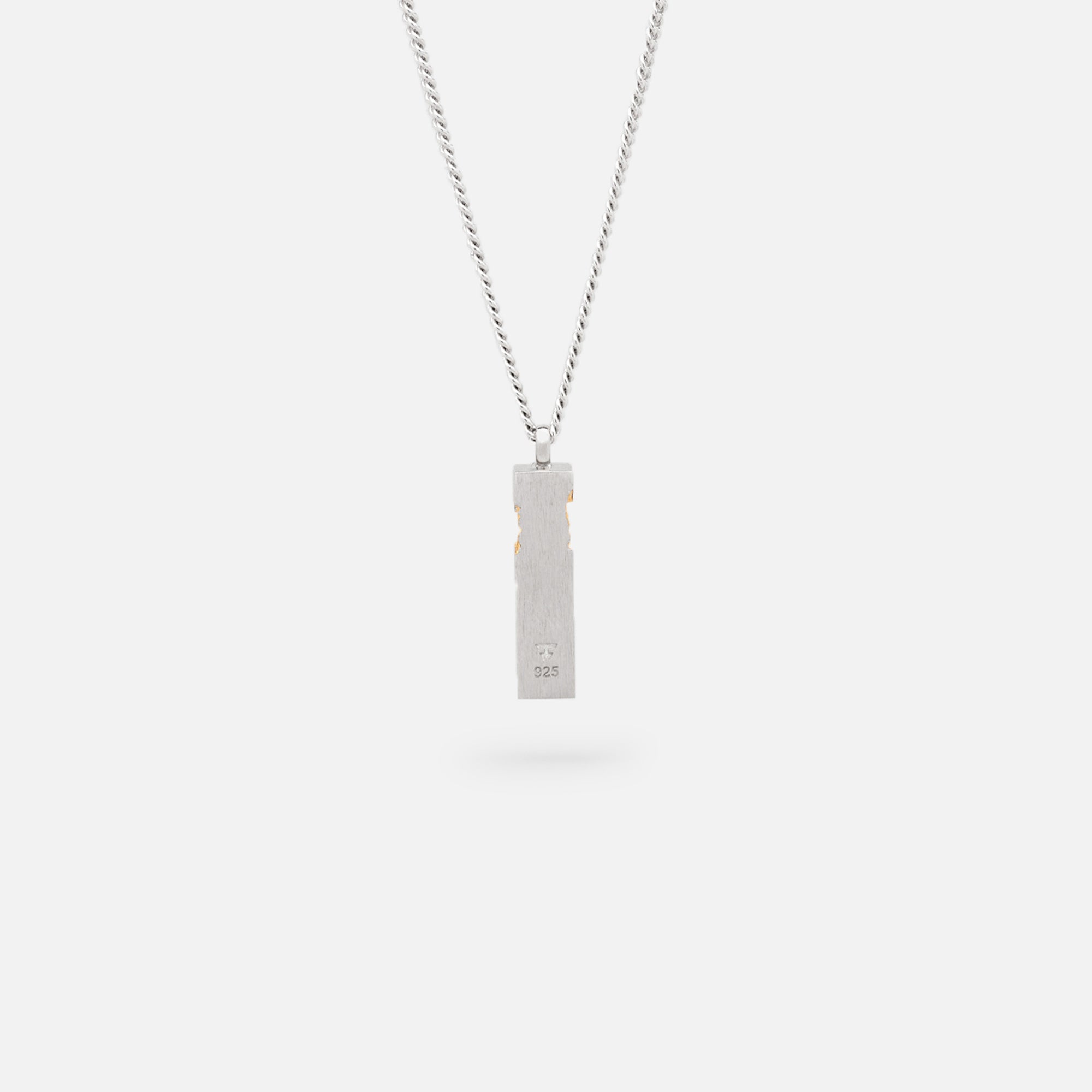 Tom Wood Mined Cube Pendant 20.5in - Reflective / Silver – Kith