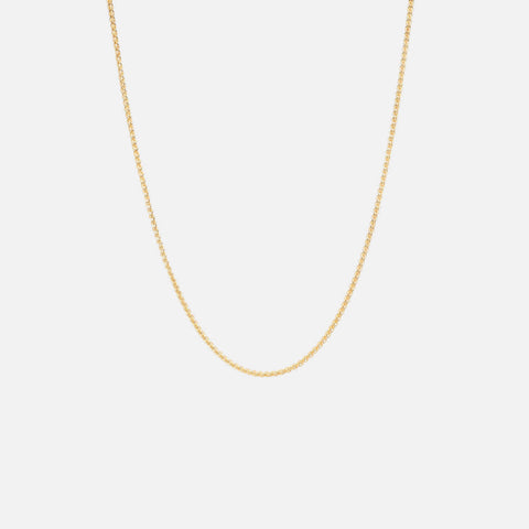 Tom Wood Spike Chain Gold 20.5 inch - Gold