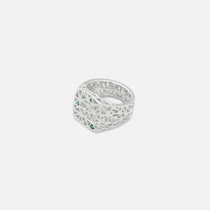 Tom Wood Mesh Ring - Fern Green – Kith