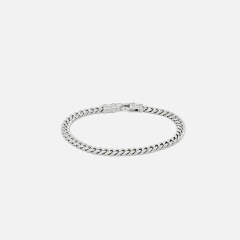 Tom Wood Curb Bracelet L 8.3 inches - Silver