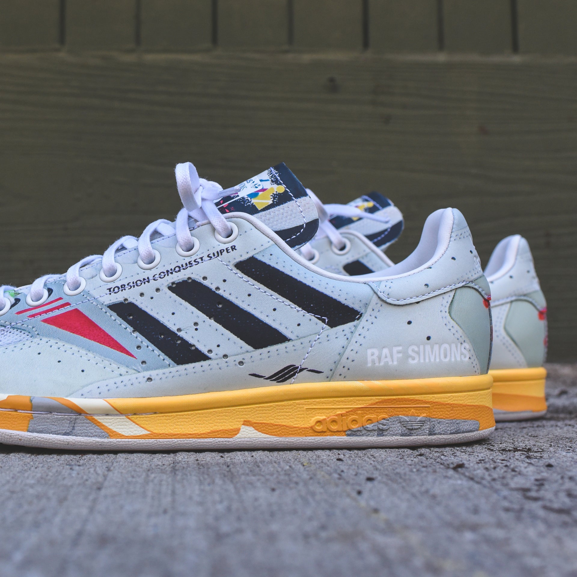 adidas by Raf Simons Torsion Stan Smith - Cloud White / Core Black / Light Grey