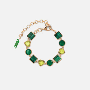VEERT The Green Shape Bracelet - Yellow Gold
