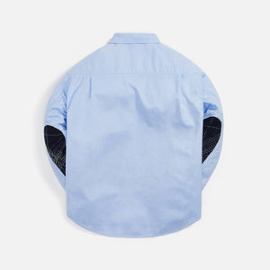 Visvim Albacore Button Down Shirt Long Sleeves Sashiko - Light Blue