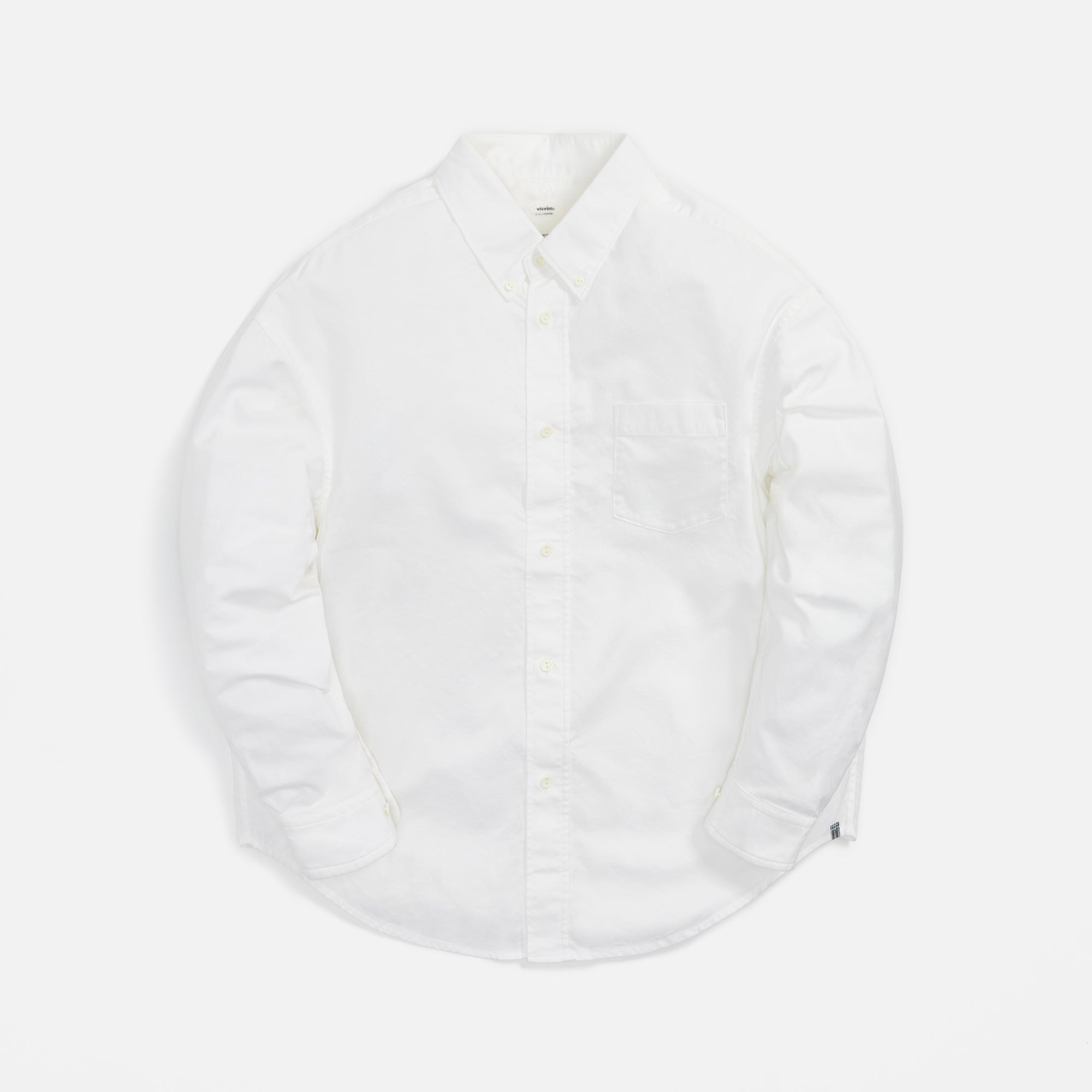 Visvim Albacore Button Down Shirt Long Sleeves Sashiko - White – Kith