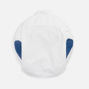 Visvim Albacore Button Down Shirt Long Sleeves Sashiko - White