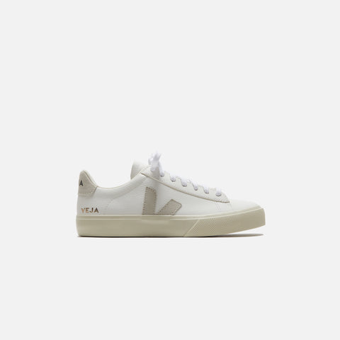veja Side Campo Suede Chromefree Leather - Extra White / Natural
