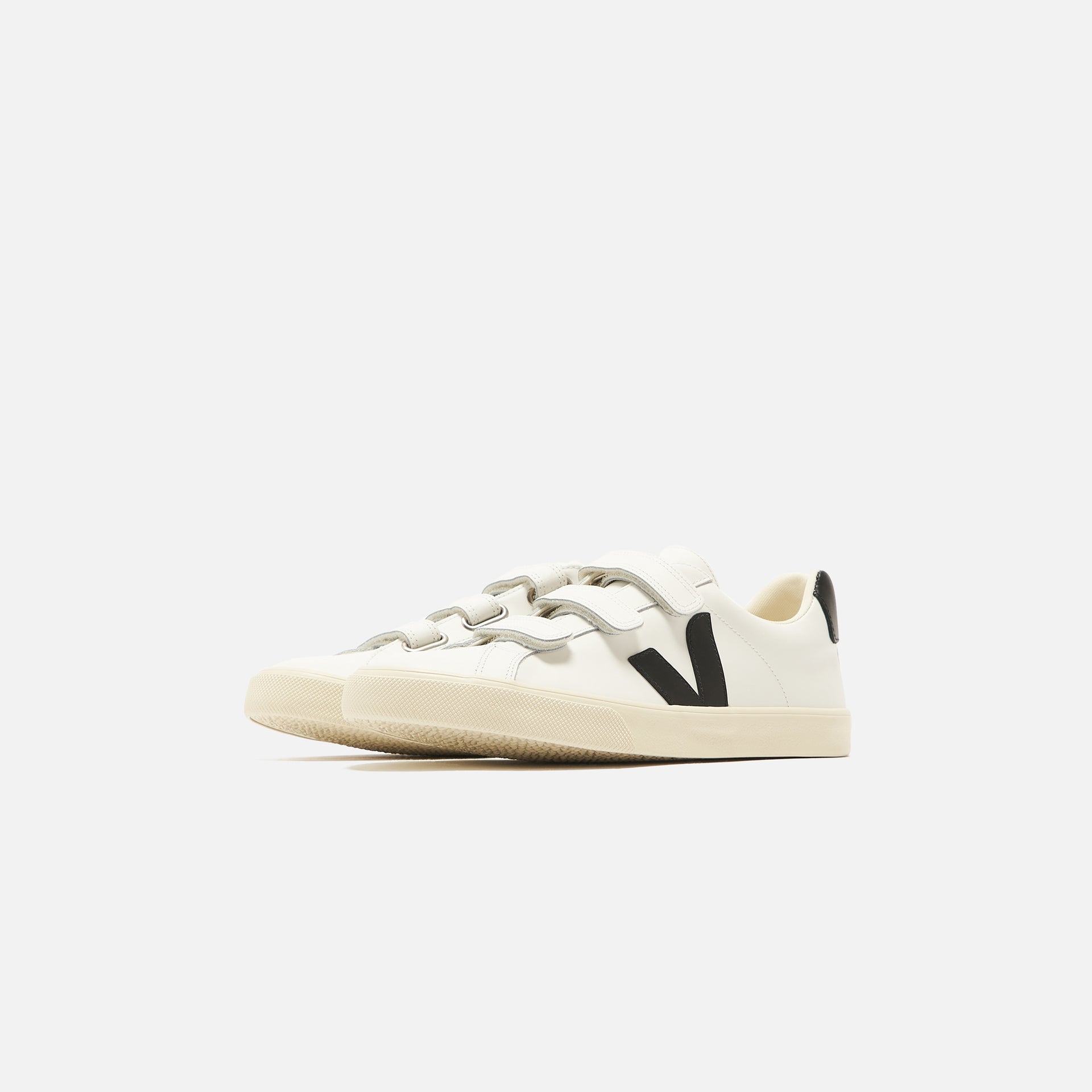 Veja 3-Lock Logo - Extra White / Black