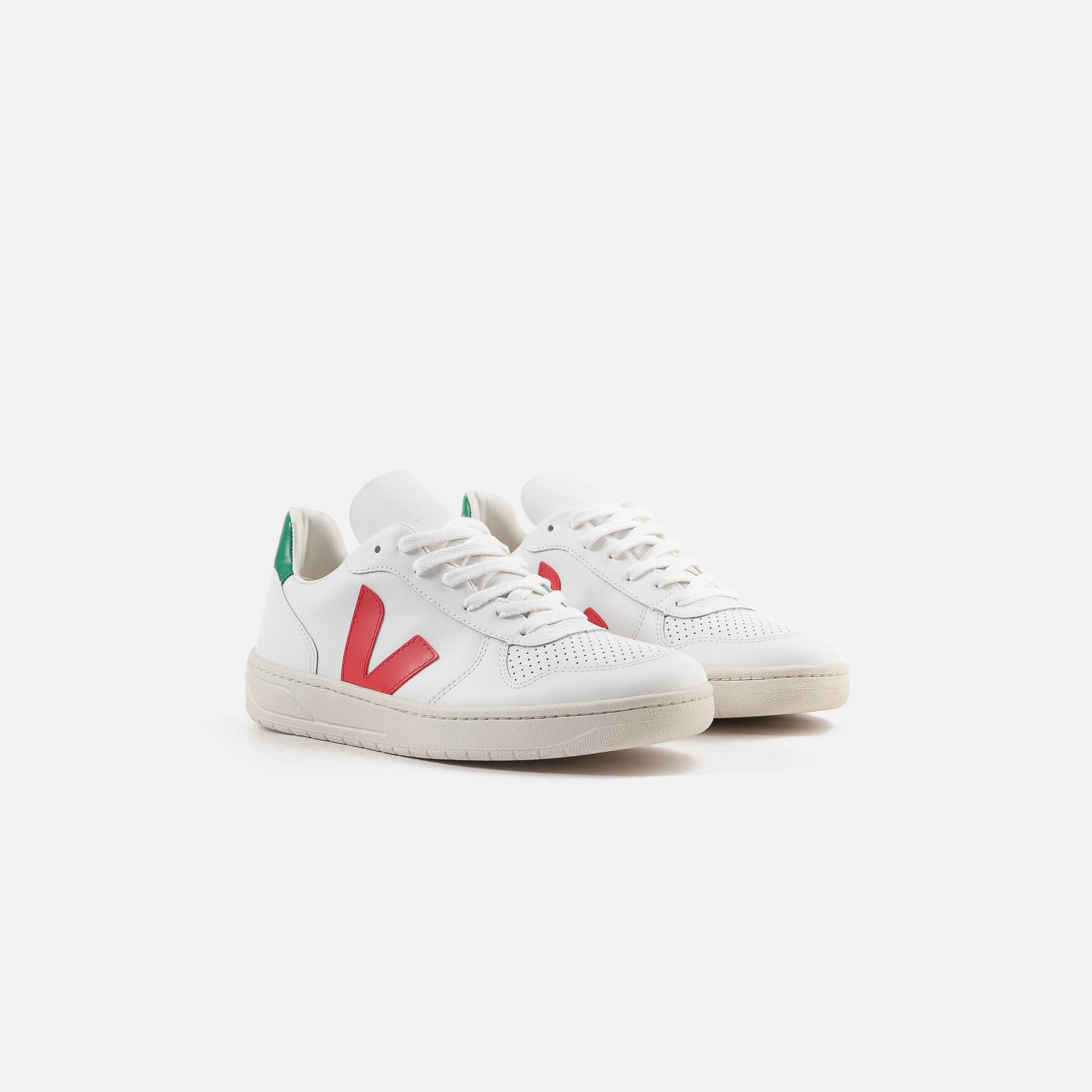Veja V10 Extra - White / Pekin Emeraude