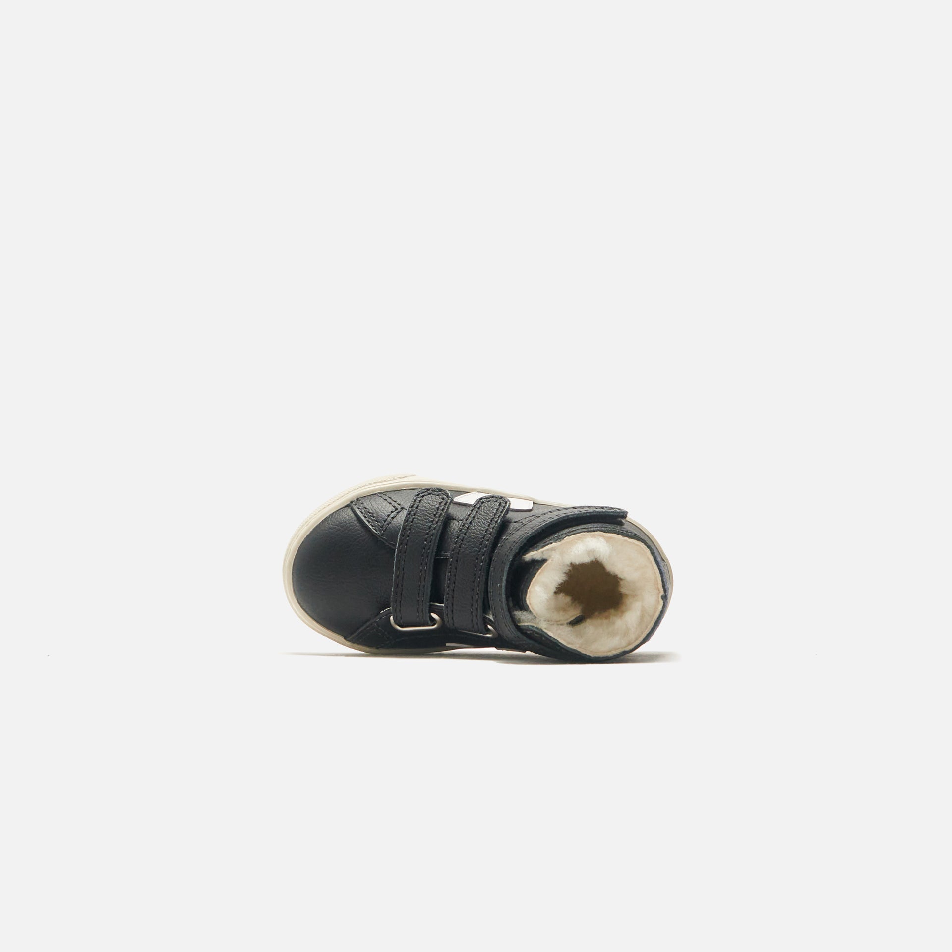 Veja Small Esplar Mid Fur - Black / White / Cobalt
