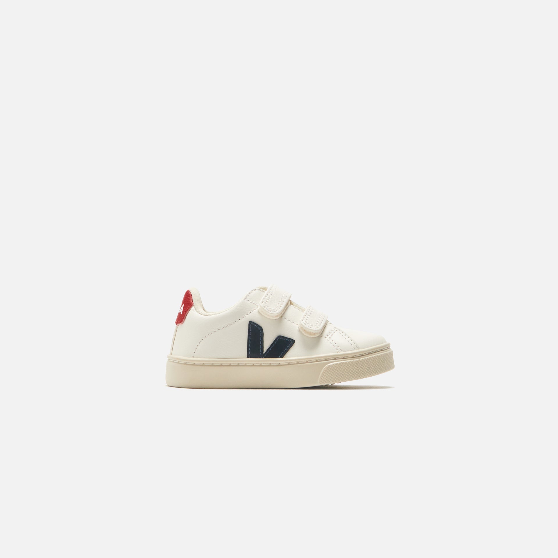 Veja Small Esplar Velcro - Extra White / Nautico