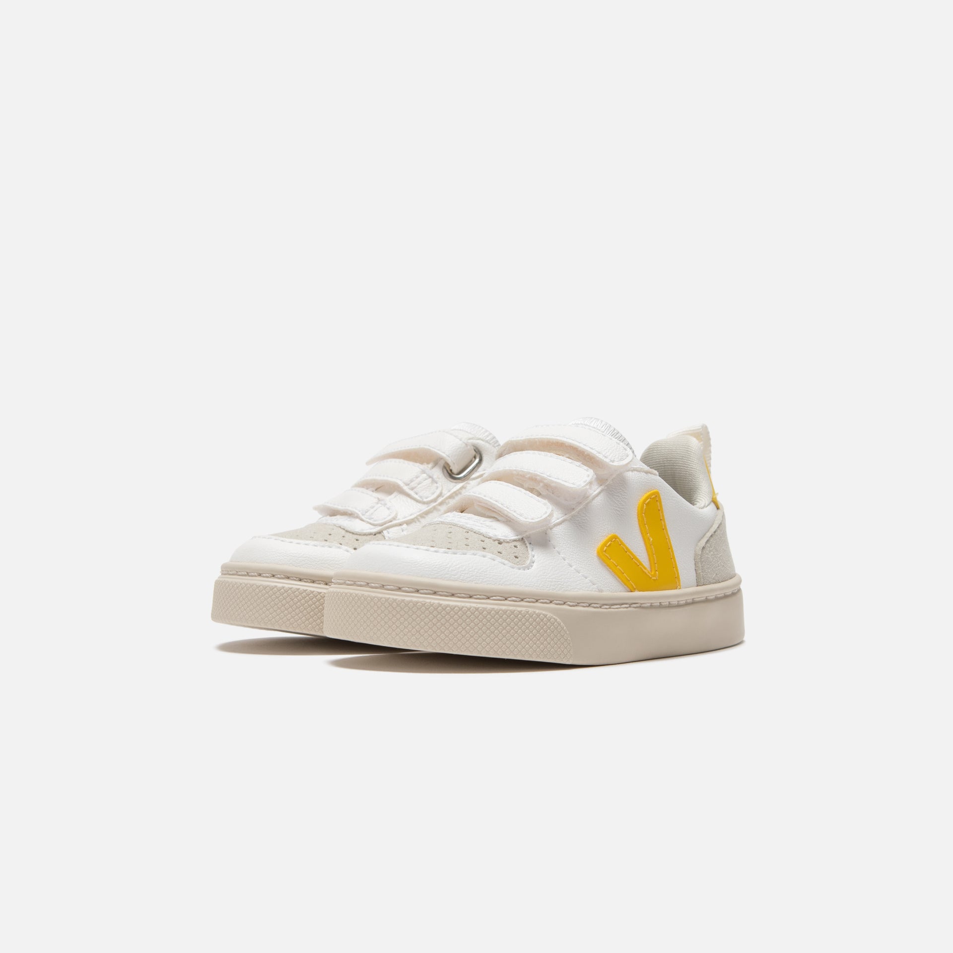 Veja Toddler Small V-10 Velcro - White Tonic