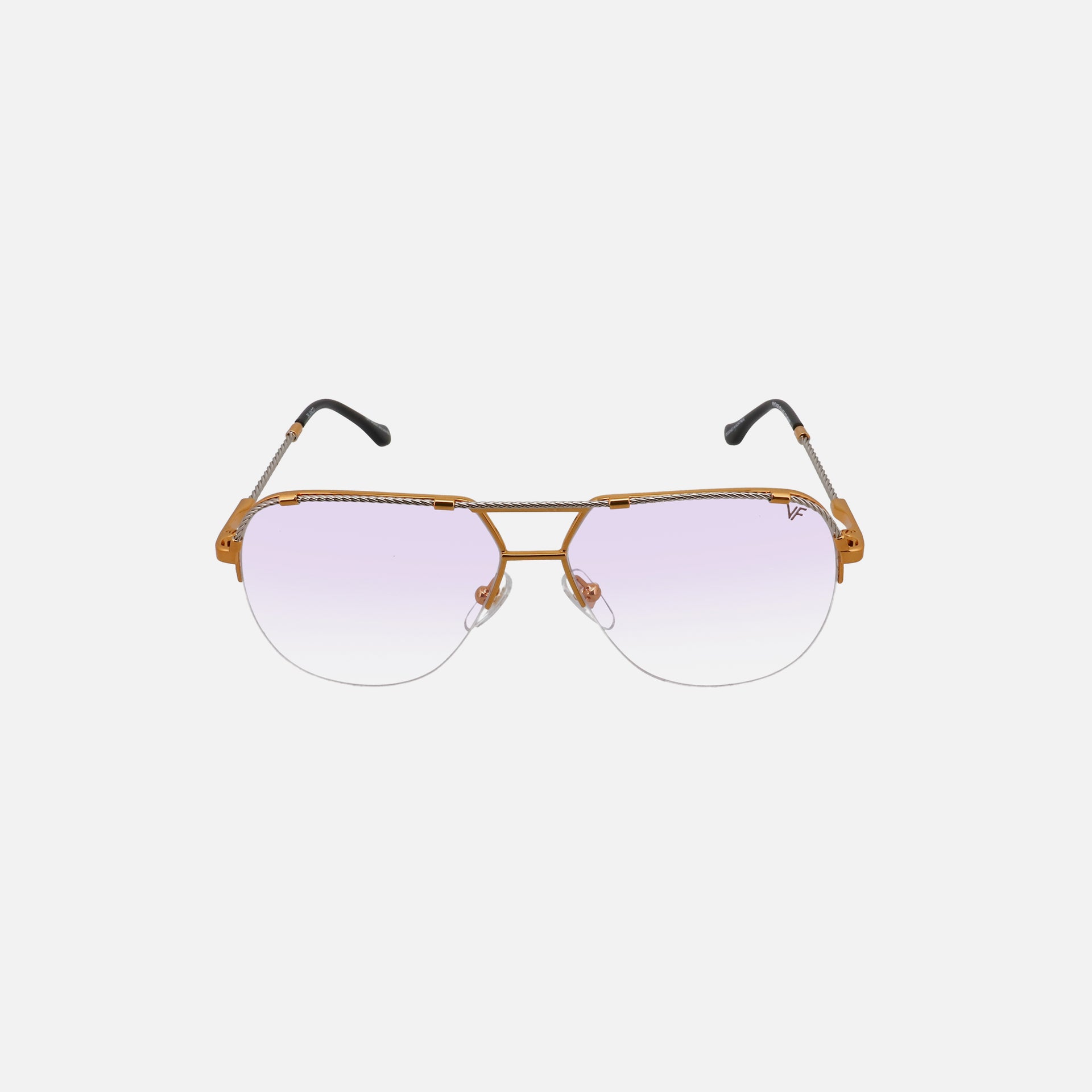 Vintage Frames 24K - Two-Tone Yellow / White Gold Purple Gradient Pho